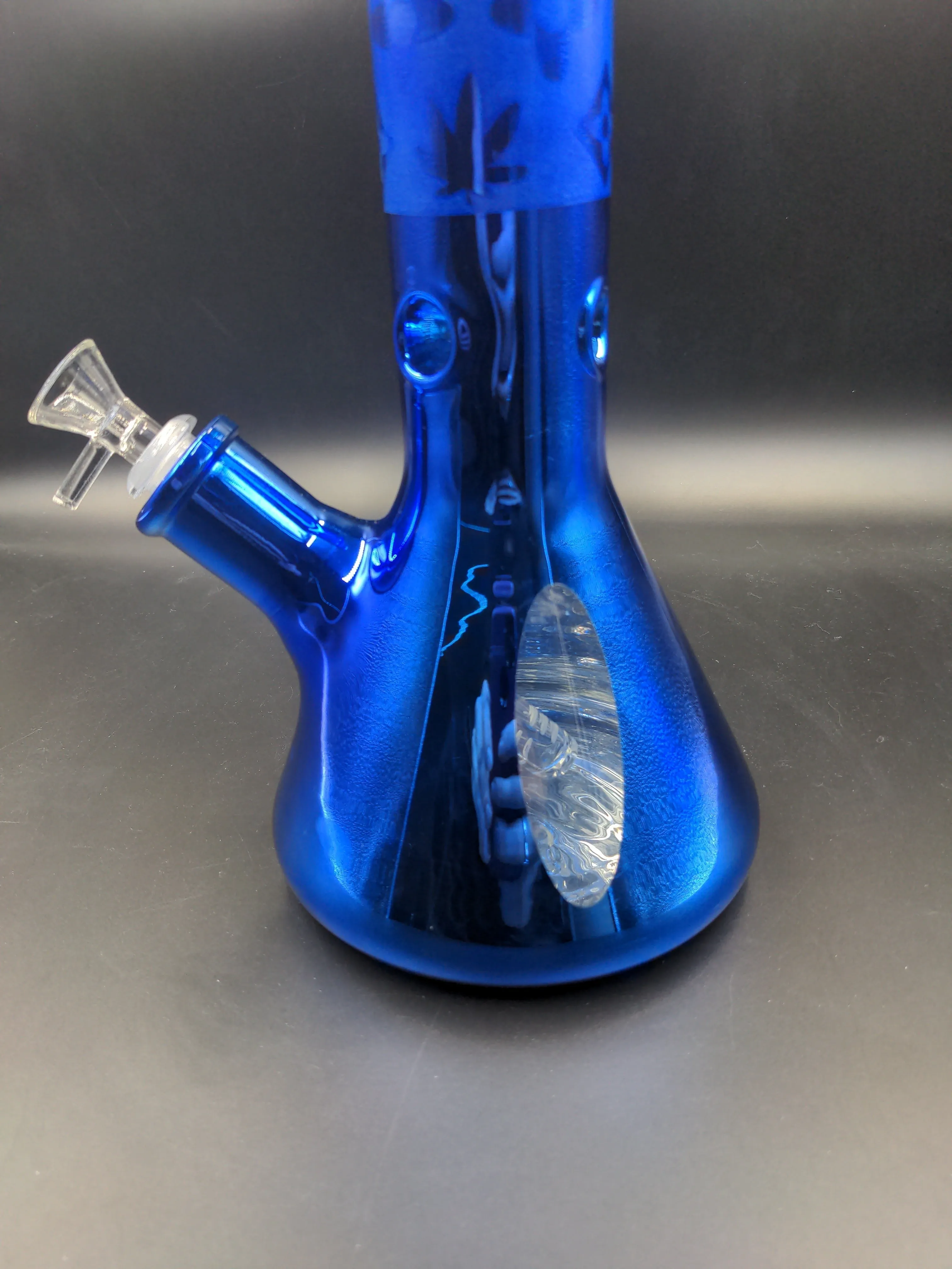 16 Luxury Pattern 7mm Metallic Beaker Bong