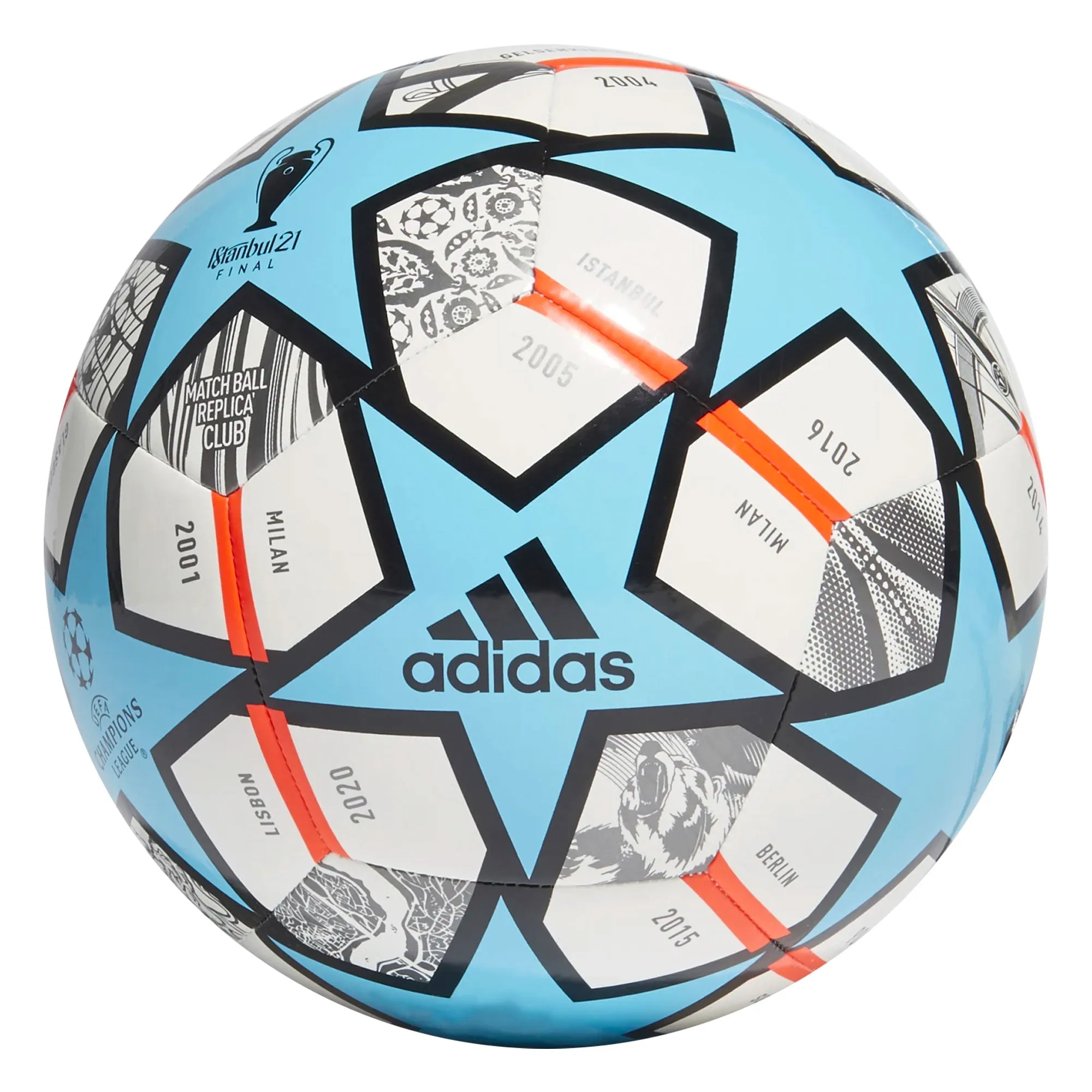 adidas Finale 21 20th Anniversary UCL Club Ball White/Blue