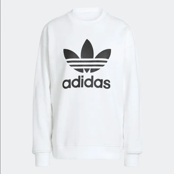 Adidas Originals Trefoil Crew women's crewneck sweatshirt GN2961 white