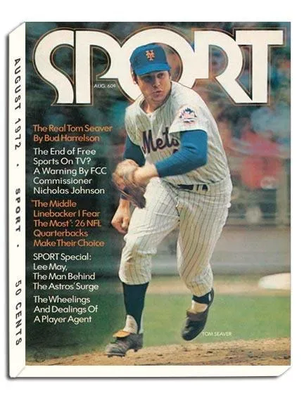 August 1972 Sport Cover (Tom Seaver, New York Mets)