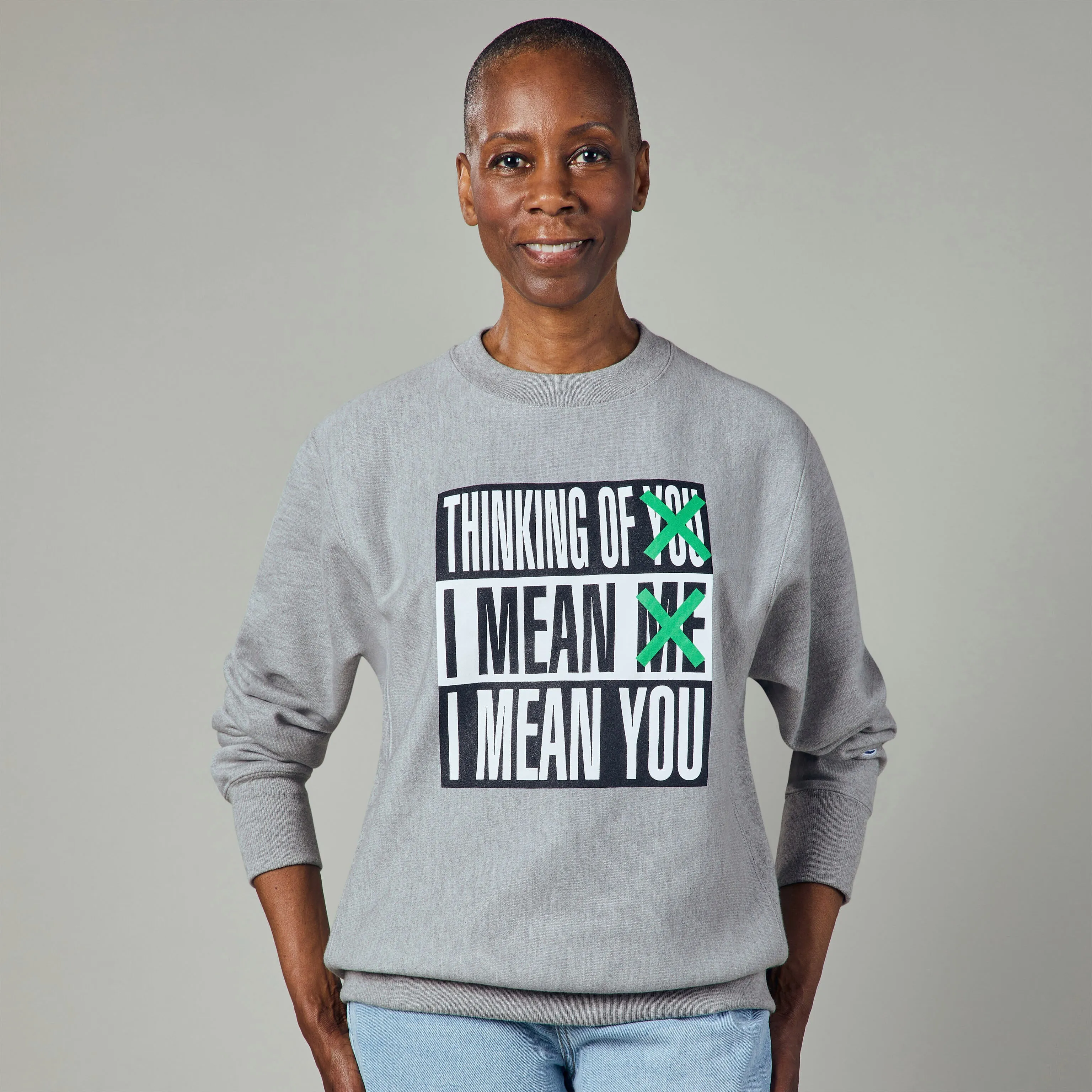 Barbara Kruger Champion Sweatshirt