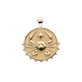 CANCER JW Zodiac Pendant Coin - Jun 21 - Jul 22