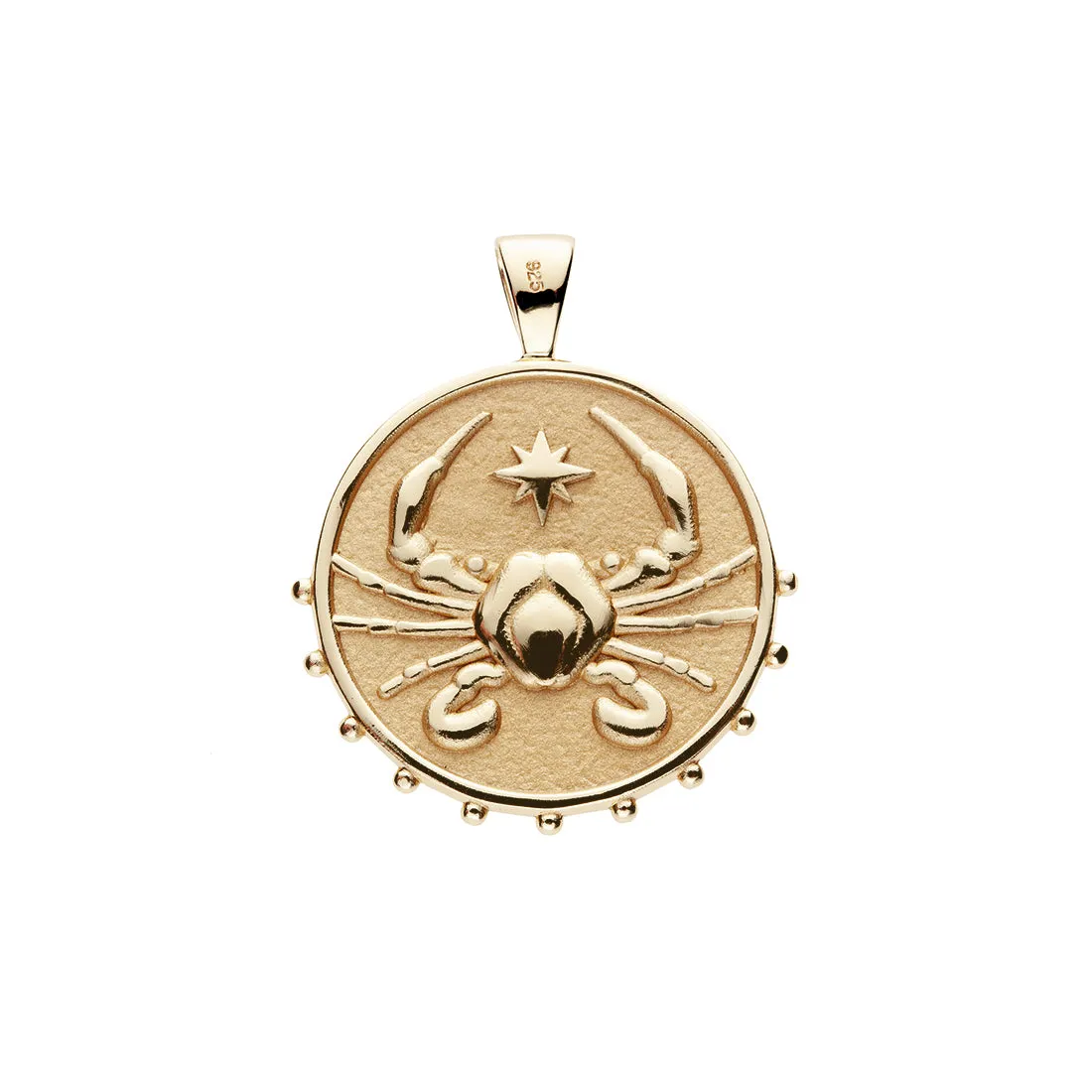 CANCER JW Zodiac Pendant Coin - Jun 21 - Jul 22