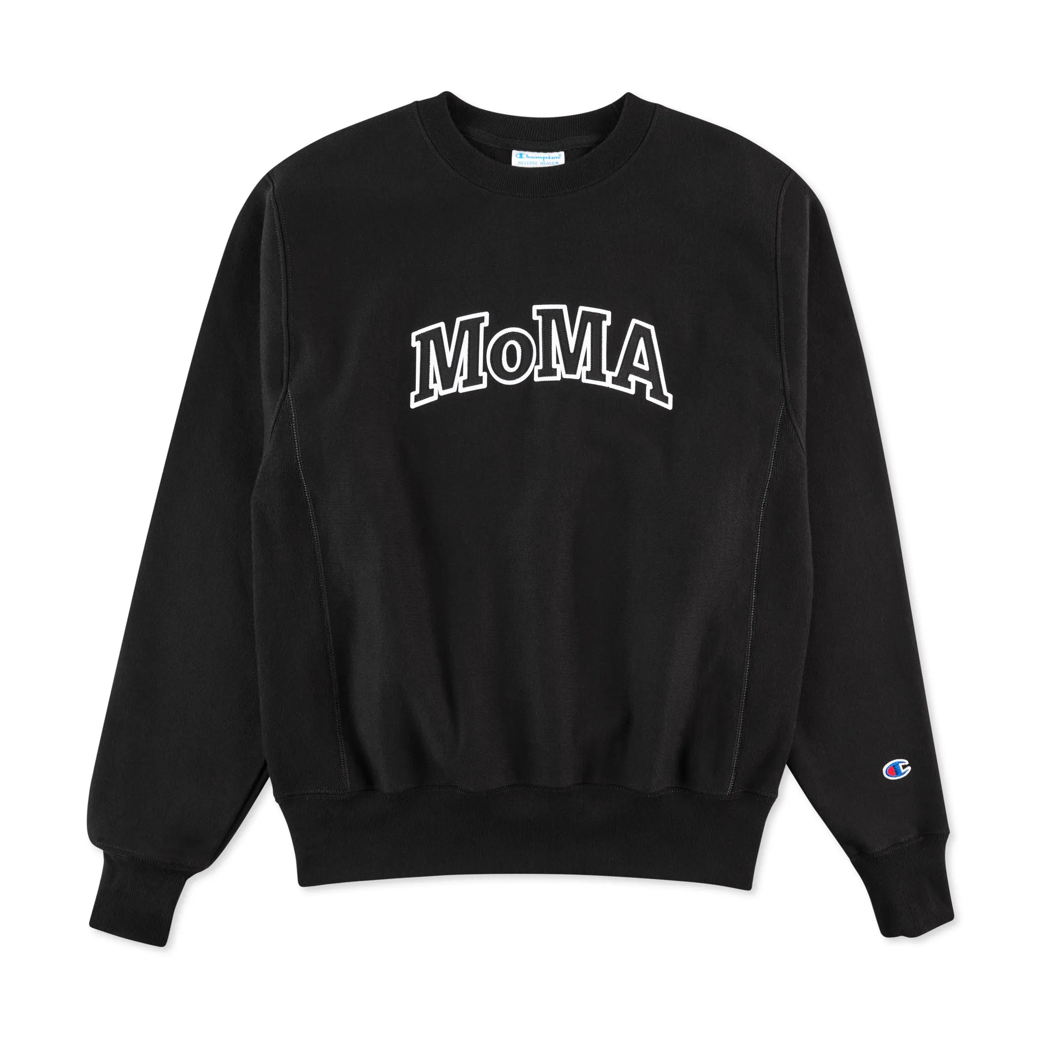 Black Champion Crewneck Sweatshirt - Exclusive MoMA Edition