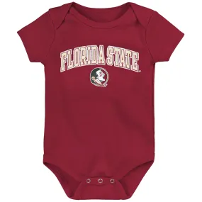 Champion Infant Florida State/Seminole Logo Onesie - Garnet