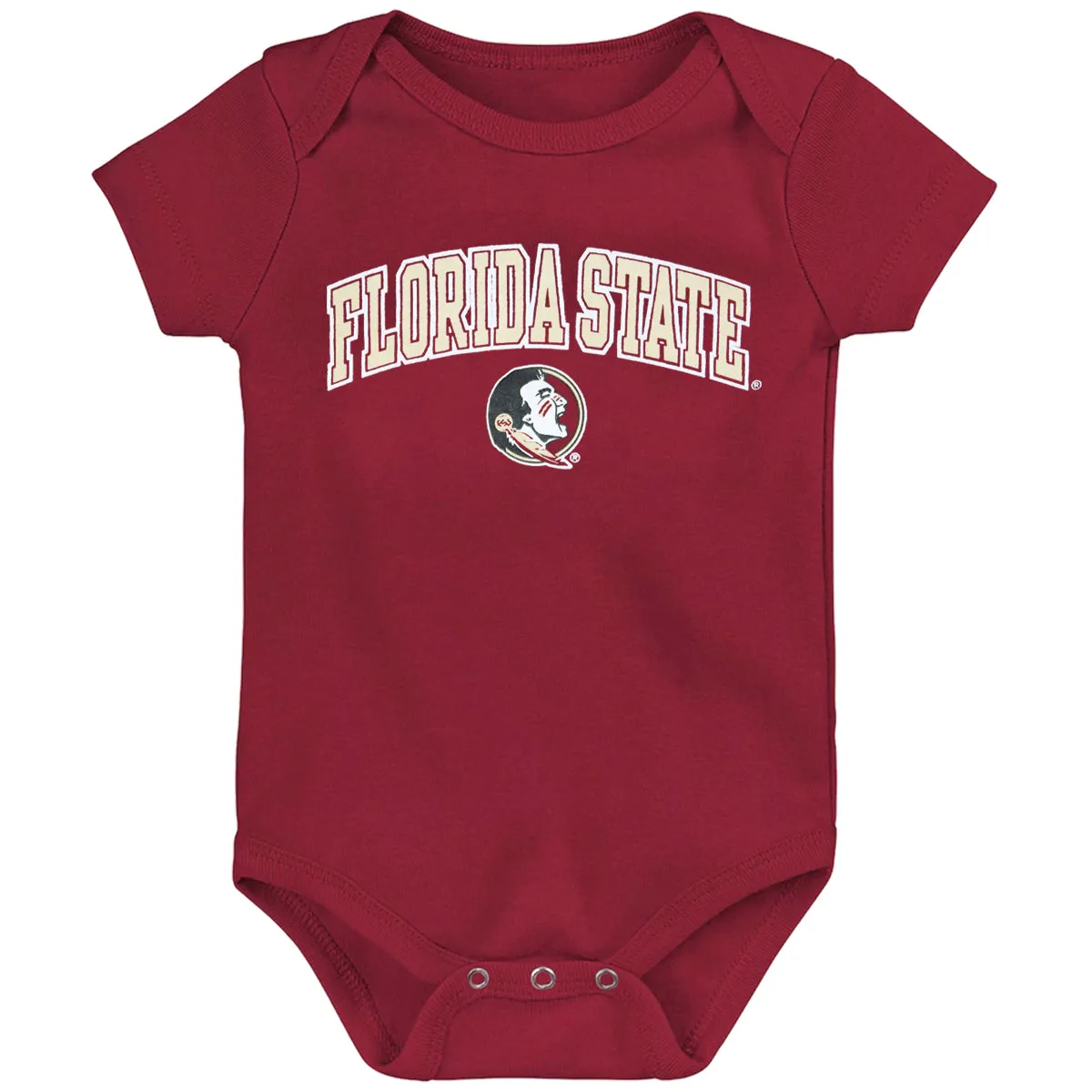 Champion Infant Florida State/Seminole Logo Onesie - Garnet