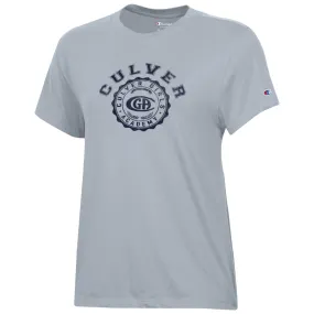 Champion Women's Core Short Sleeve Tee - Silver Spotlight