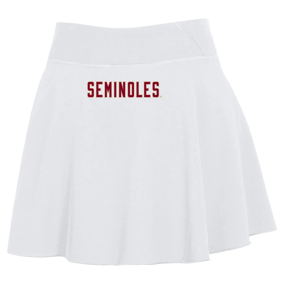 Champion Women's Seminole Logo/Seminoles Fan Skirt - White