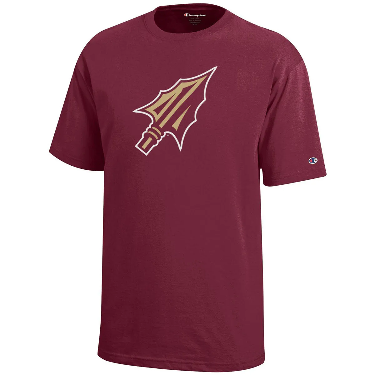 Champion Youth Arrowhead Logo Short Sleeve T-shirt - Garnet