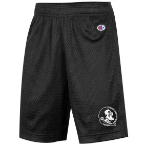 Champion Youth Seminole Logo Mesh Short - Black