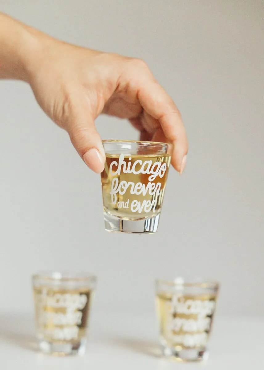 Chicago Forever And Ever Shot Glass