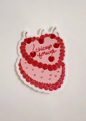 Chicago Forever Cake Sticker