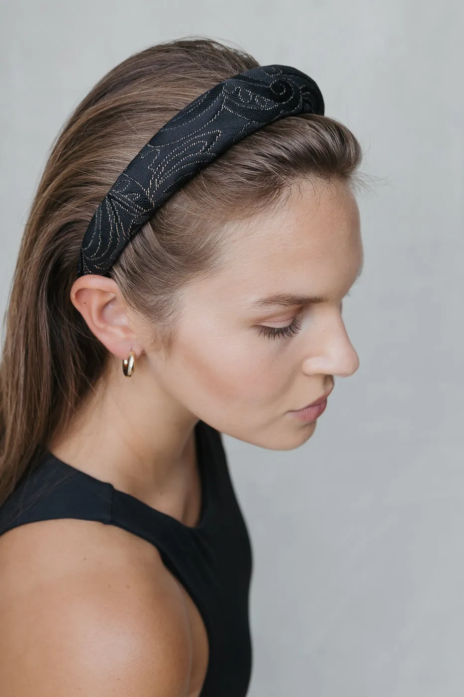 CLASSIC LUXURY PUFF HAIRBAND