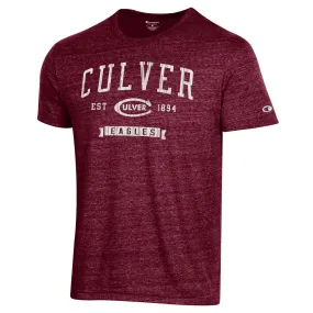 Culver Champion Tri-blend Tee - Maroon