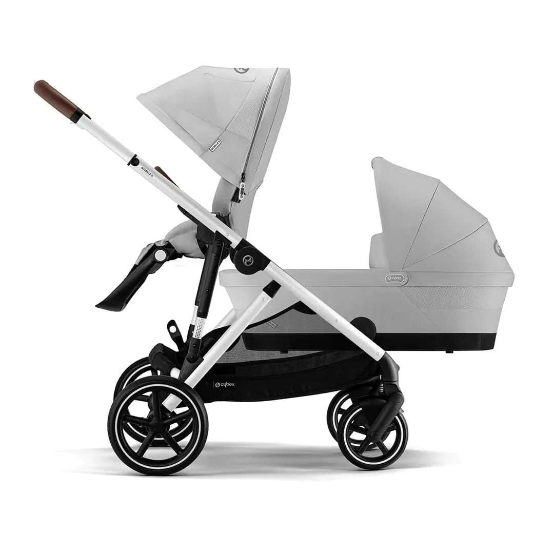 Cybex Gazelle S Luxury Bundle - Silver / Lava Grey