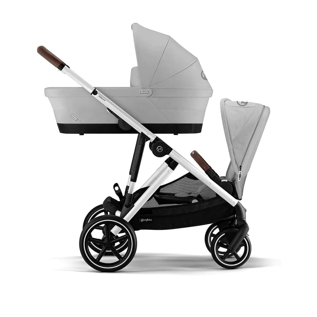 Cybex Gazelle S Luxury Bundle - Silver / Lava Grey