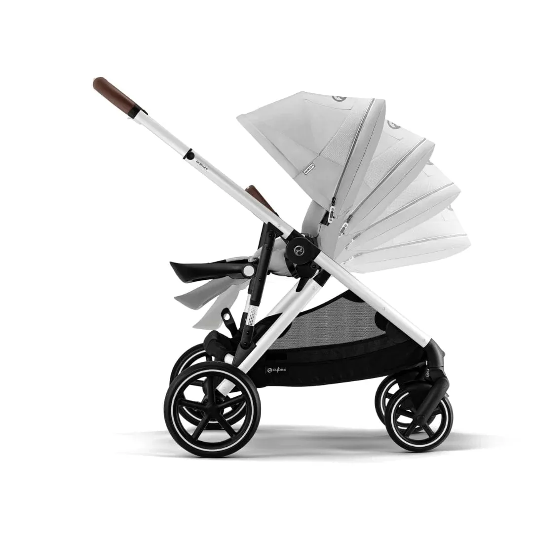 Cybex Gazelle S Luxury Bundle - Silver / Lava Grey