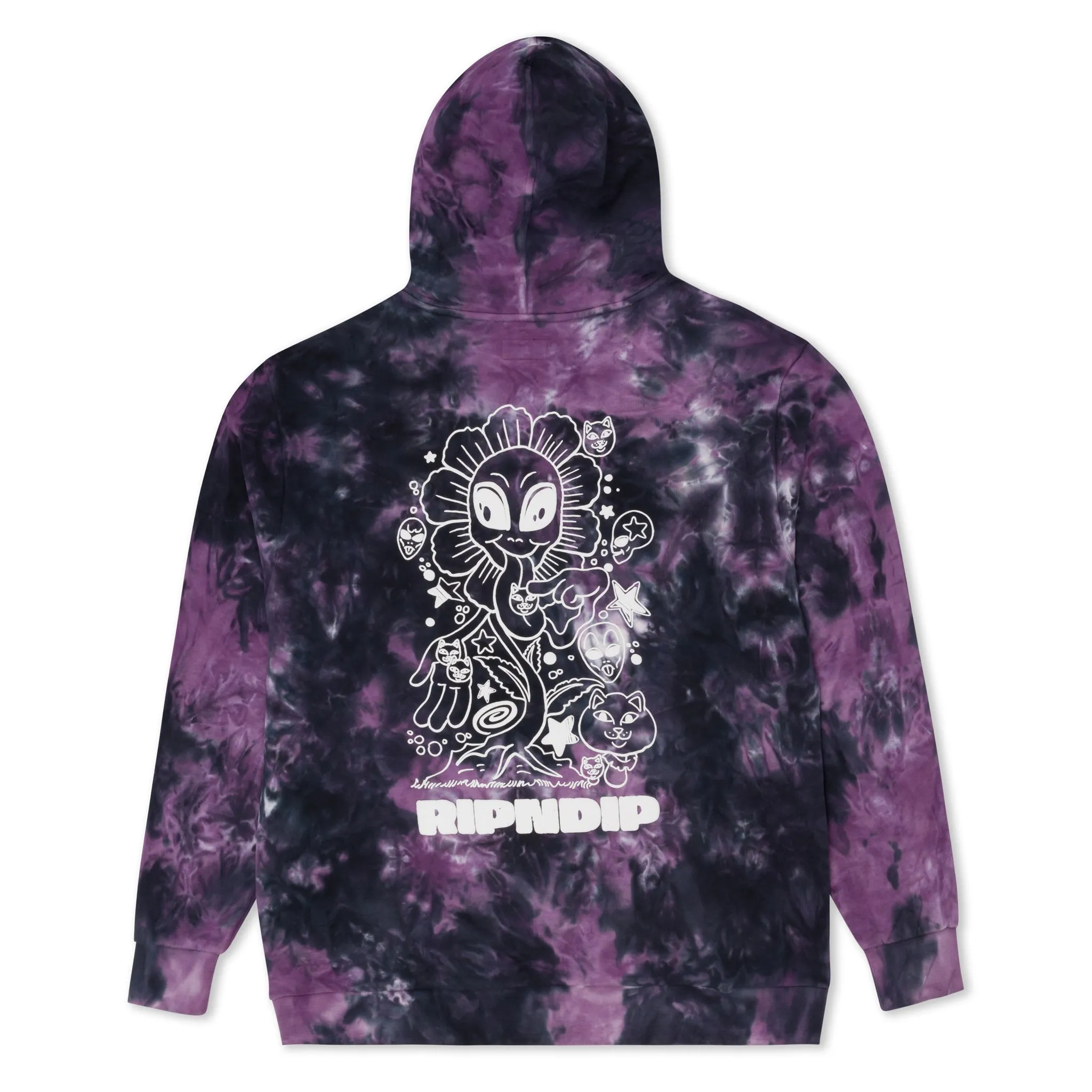 Dance Forever Hoodie (Black/Orchid Tie Dye)