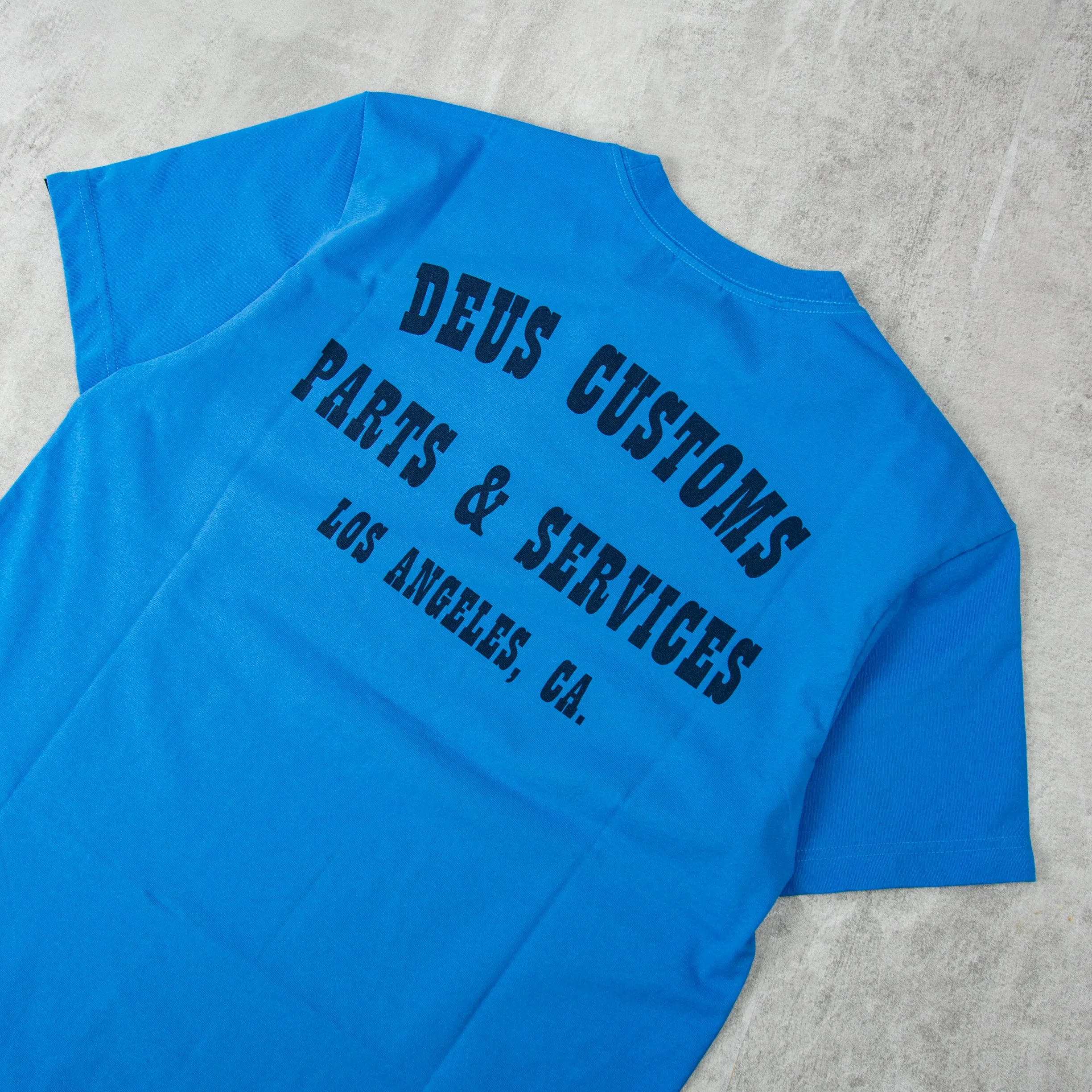 Deus Ex Machina Old Town Tee - French Blue