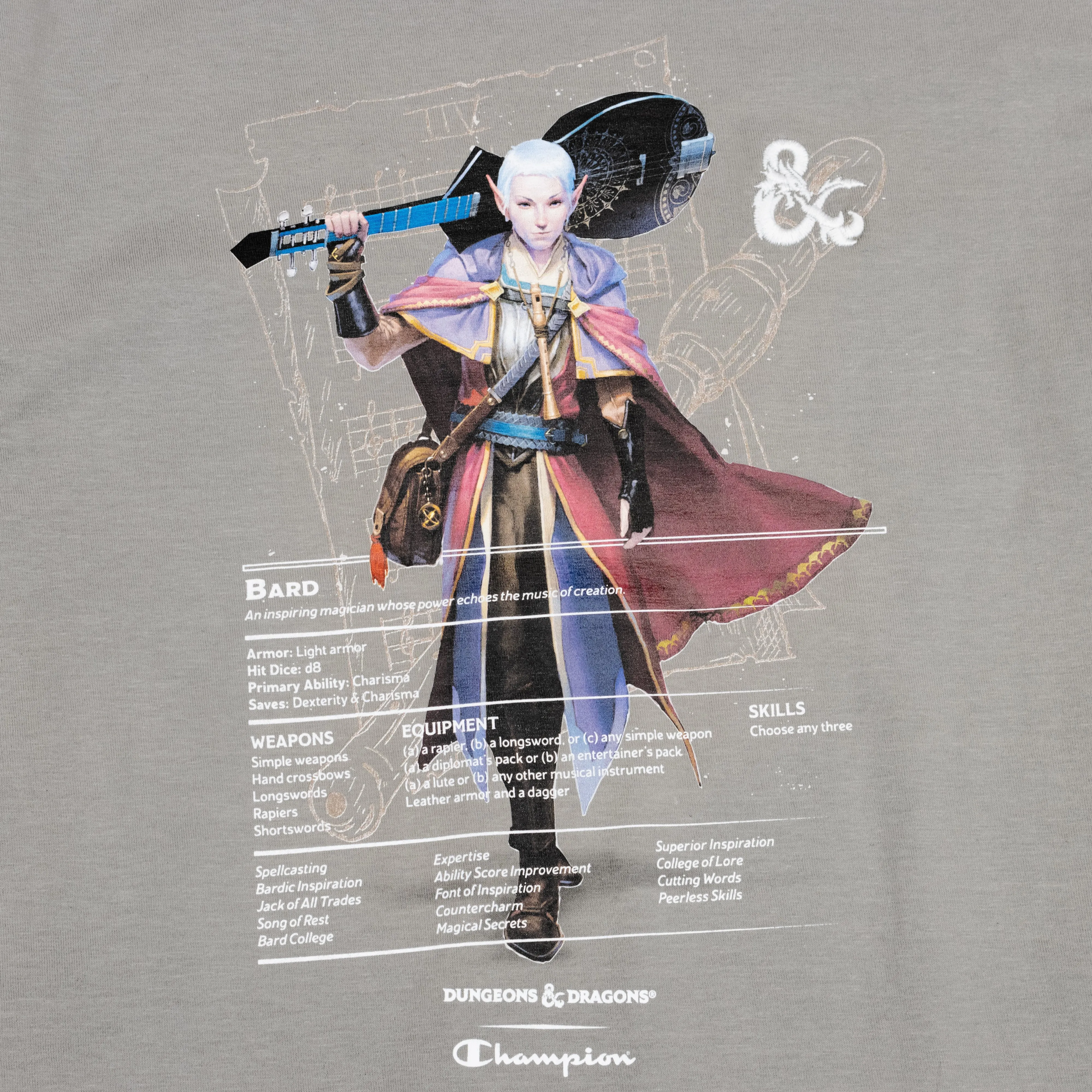 Dungeons & Dragons x Champion - Bard Tee