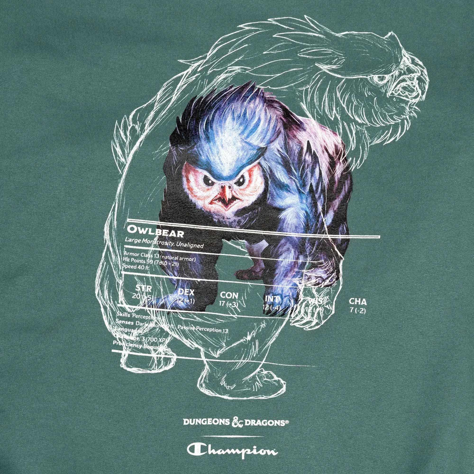 Dungeons & Dragons x Champion - Owlbear Crewneck