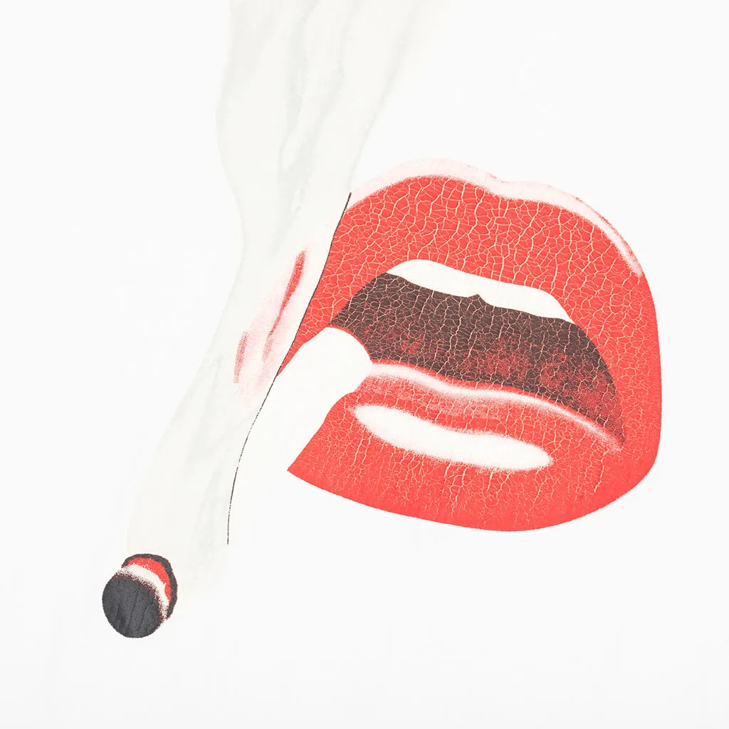 Emotionally Unavailable x Tom Wesselmann Smoking Lips Tee - White