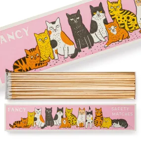 Fancy Cat Luxury Safety Matches - Long