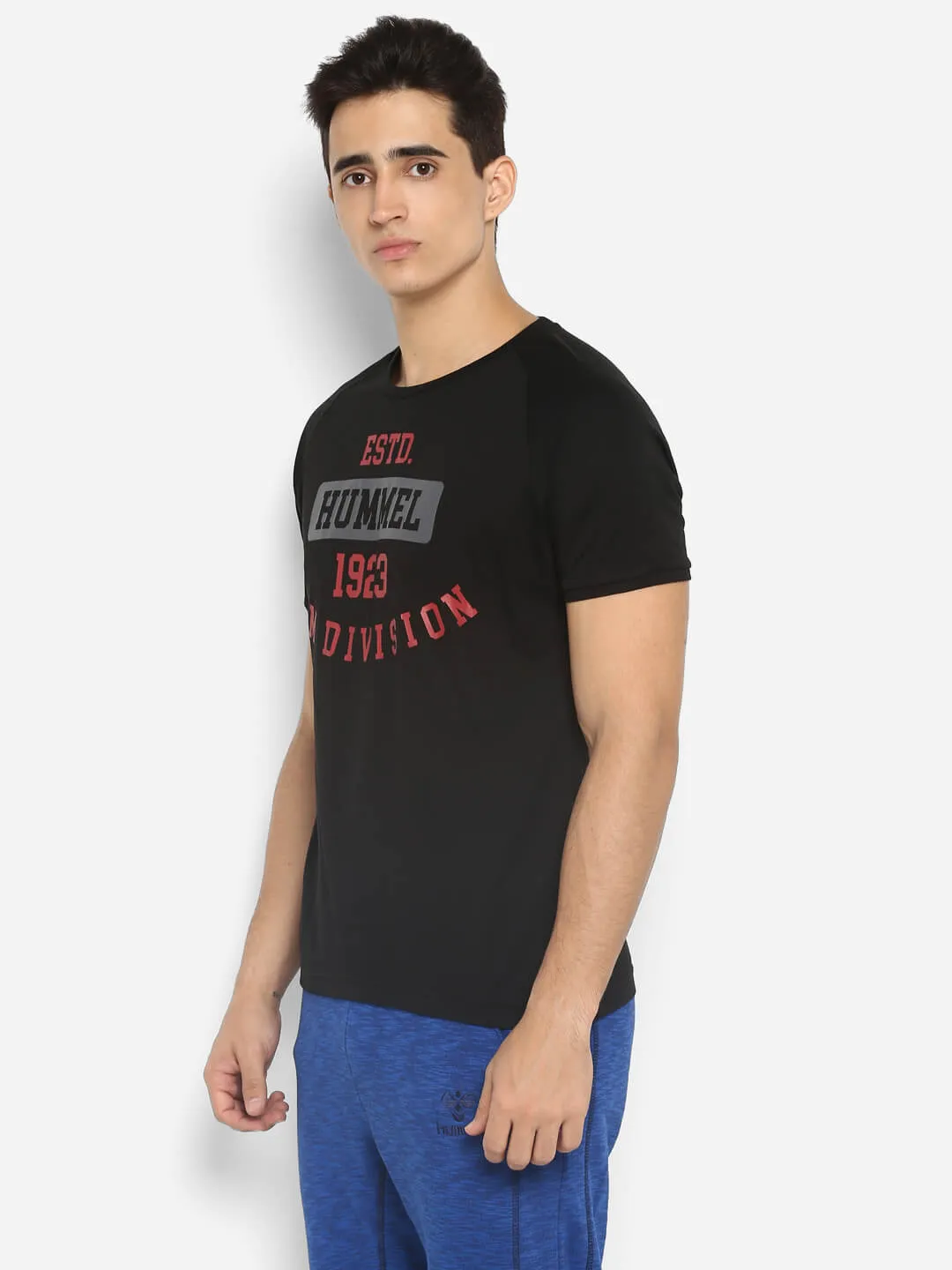 Fredric Men Cotton Black T-Shirt