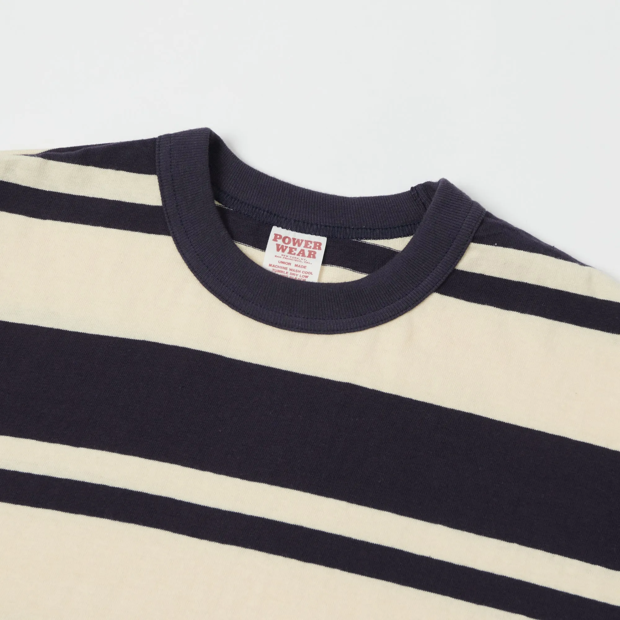 Freewheelers 'Power Wear' Random Striped Set In Tee - Old Navy/Dry Cream