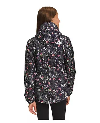 The North Face Girls Black IWD Print Antora Rain Jacket