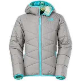 Girls' The North Face | Reversible Perrito Insulated Jacket | Metallic Silver