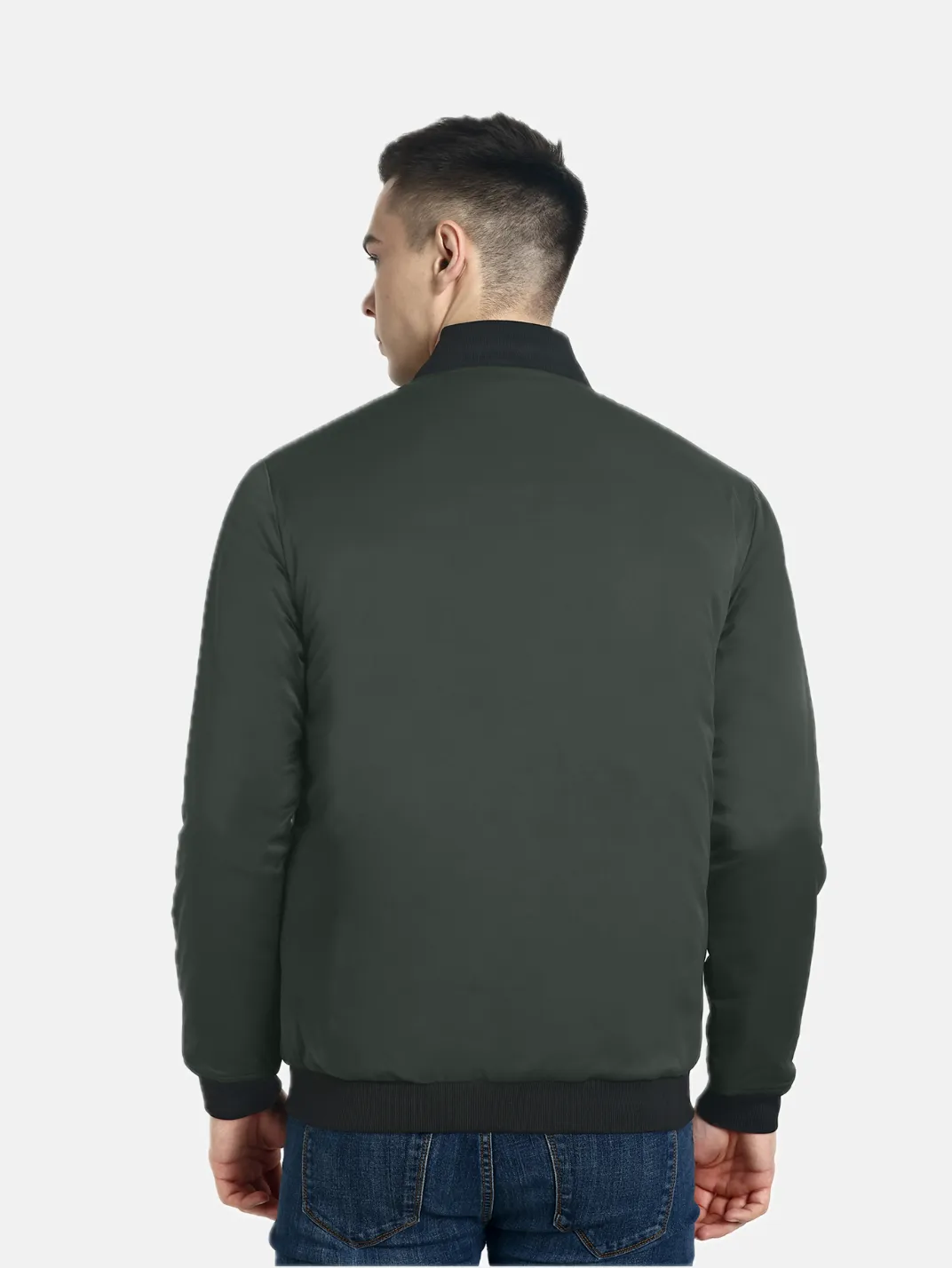 Hummel Awon Men Green Bomber Jacket