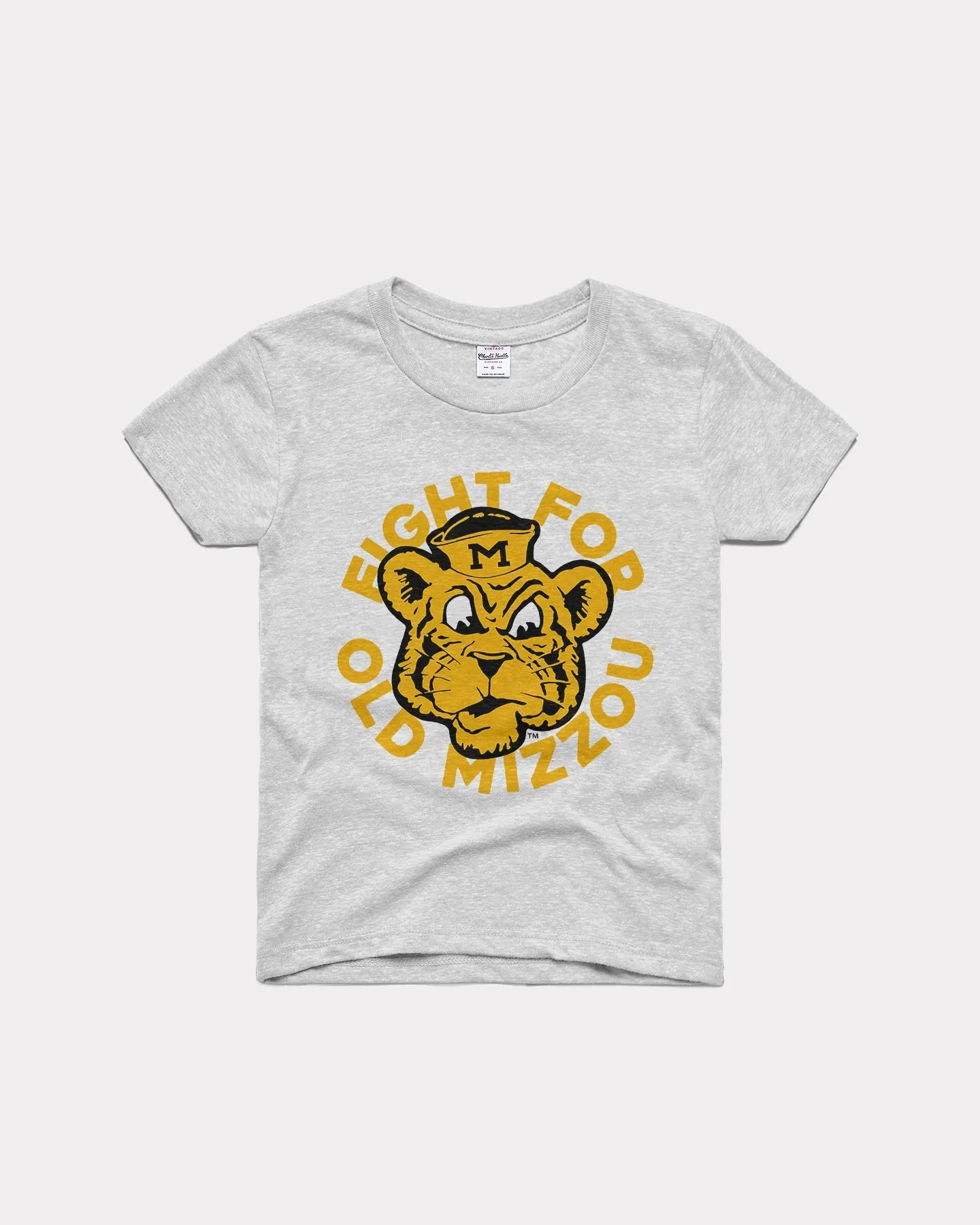 Kids Fight for Old Mizzou Ash Grey T-Shirt