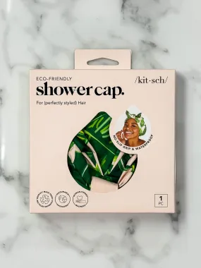 Kitsch - Luxury Shower Cap - Palm Print