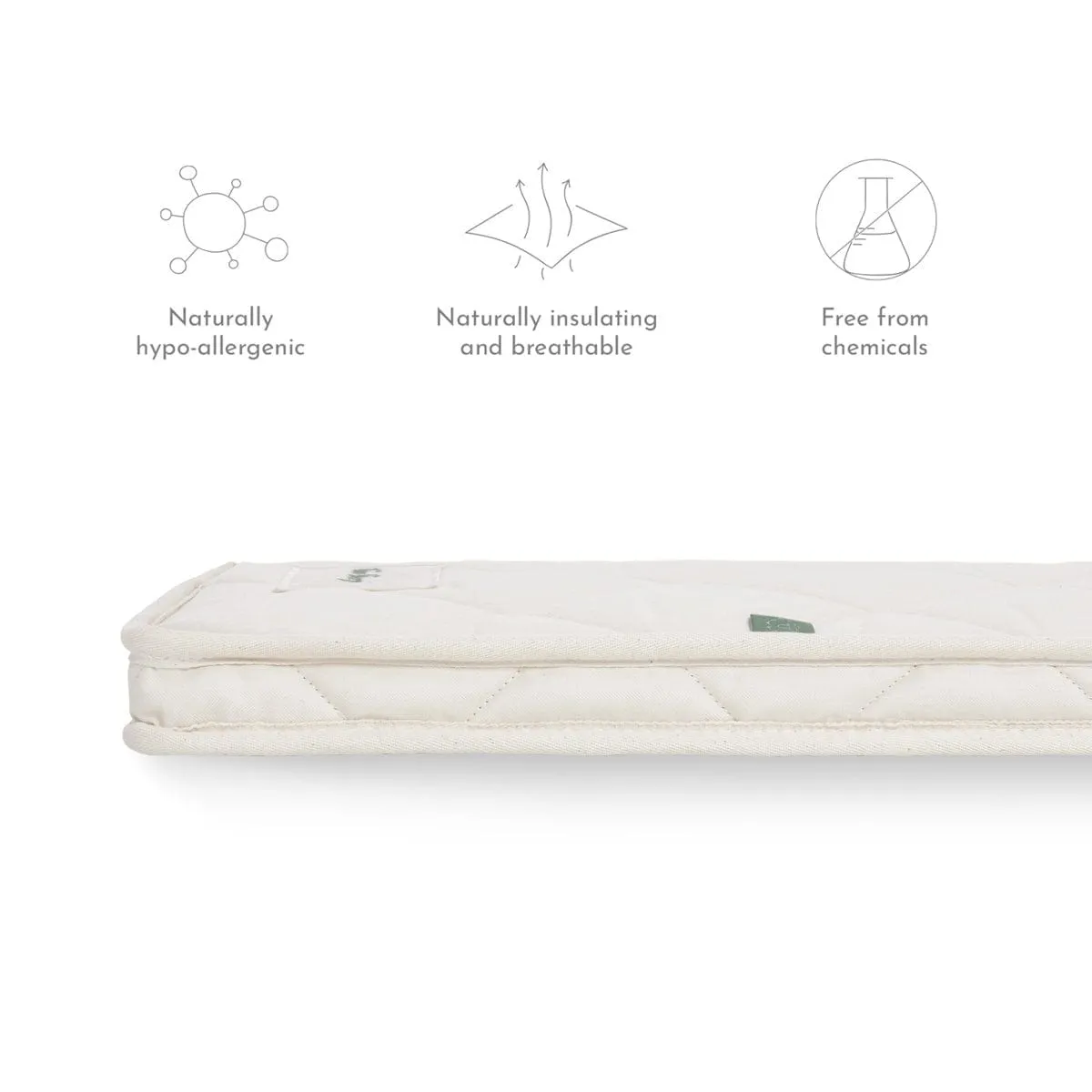 Little Green Sheep Natural Crib Mattress to fit Chicco Forever