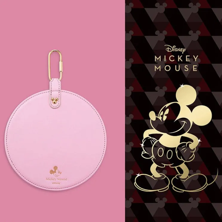 Luxury Faux Leather Mickey Mouse Wireless Optical Mouse