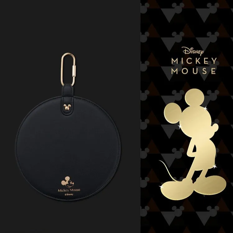 Luxury Faux Leather Mickey Mouse Wireless Optical Mouse