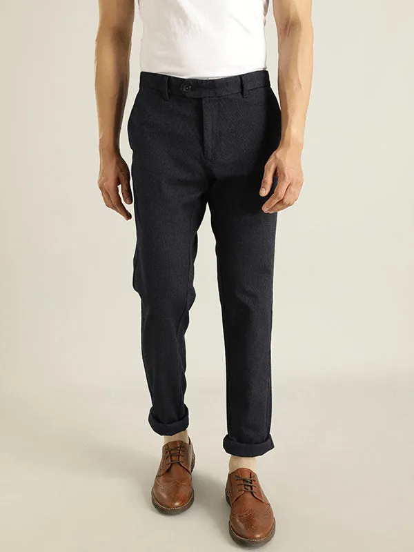 Men Brooklyn Fit Cotton Blend Trouser