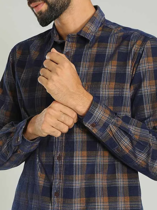 Men Checked Full Sleeve Cotton Shirt