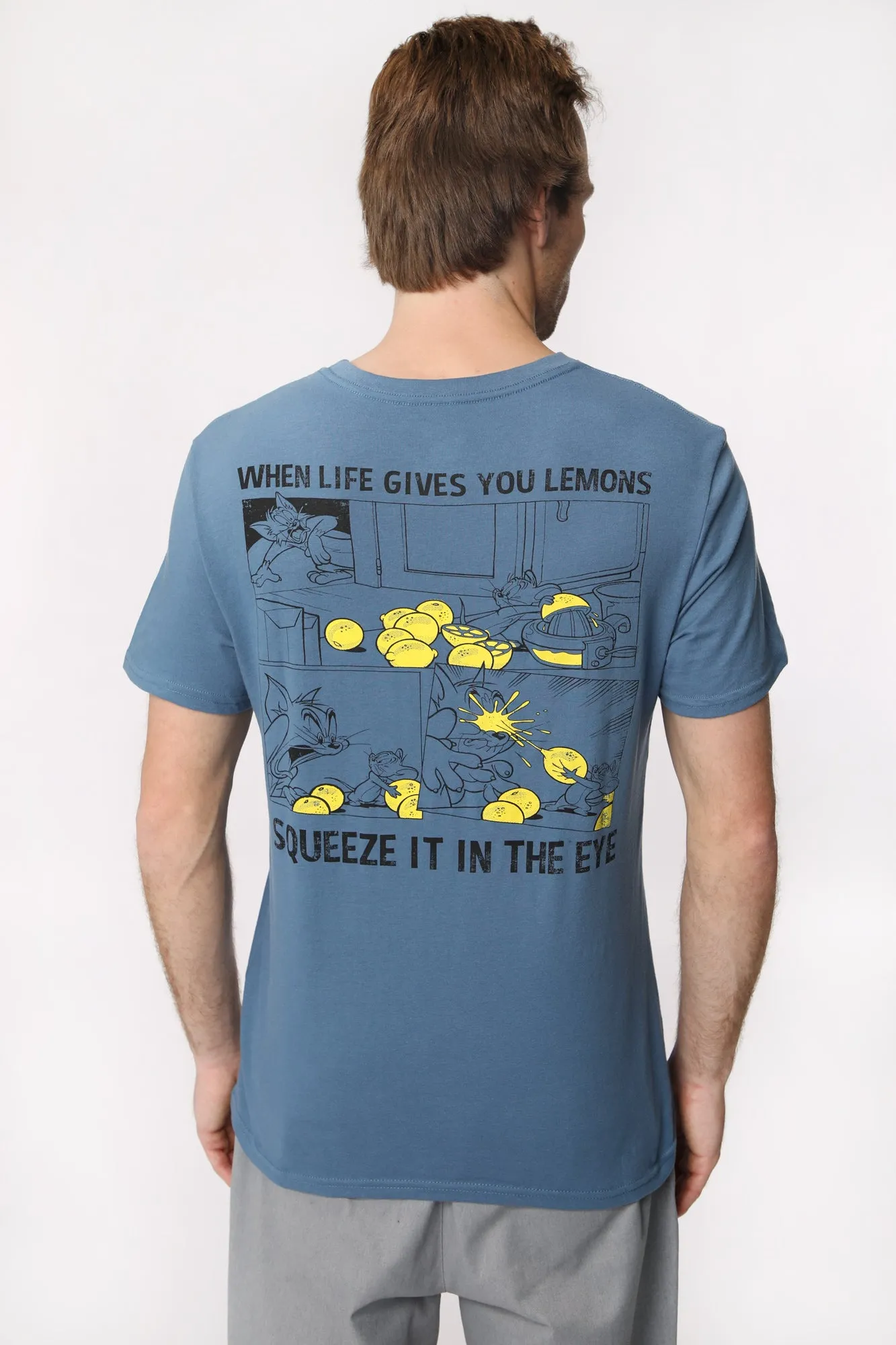 Mens Tom and Jerry Lemons Graphic T-Shirt