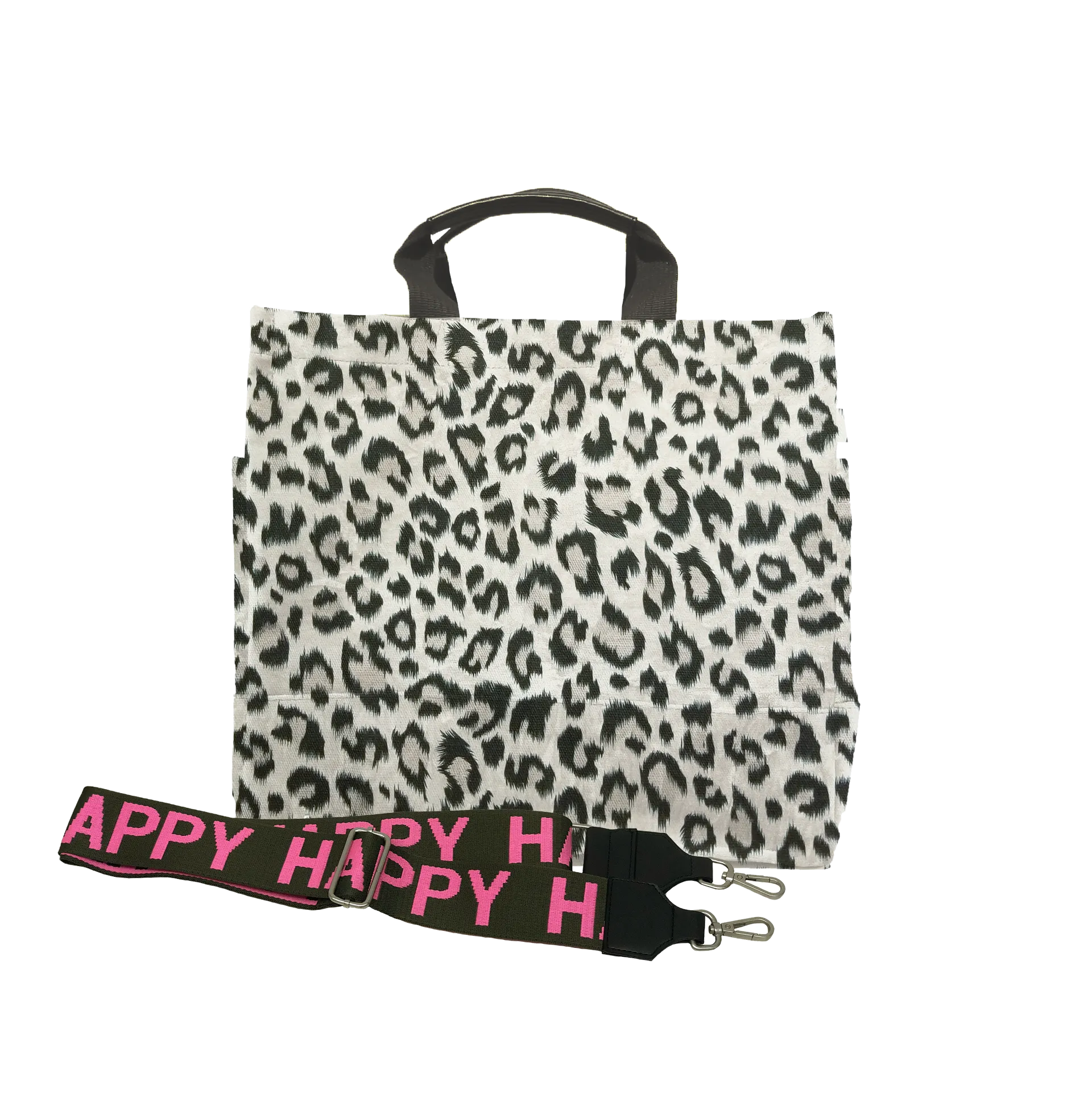 Mini Monogram Leopard North South Bag