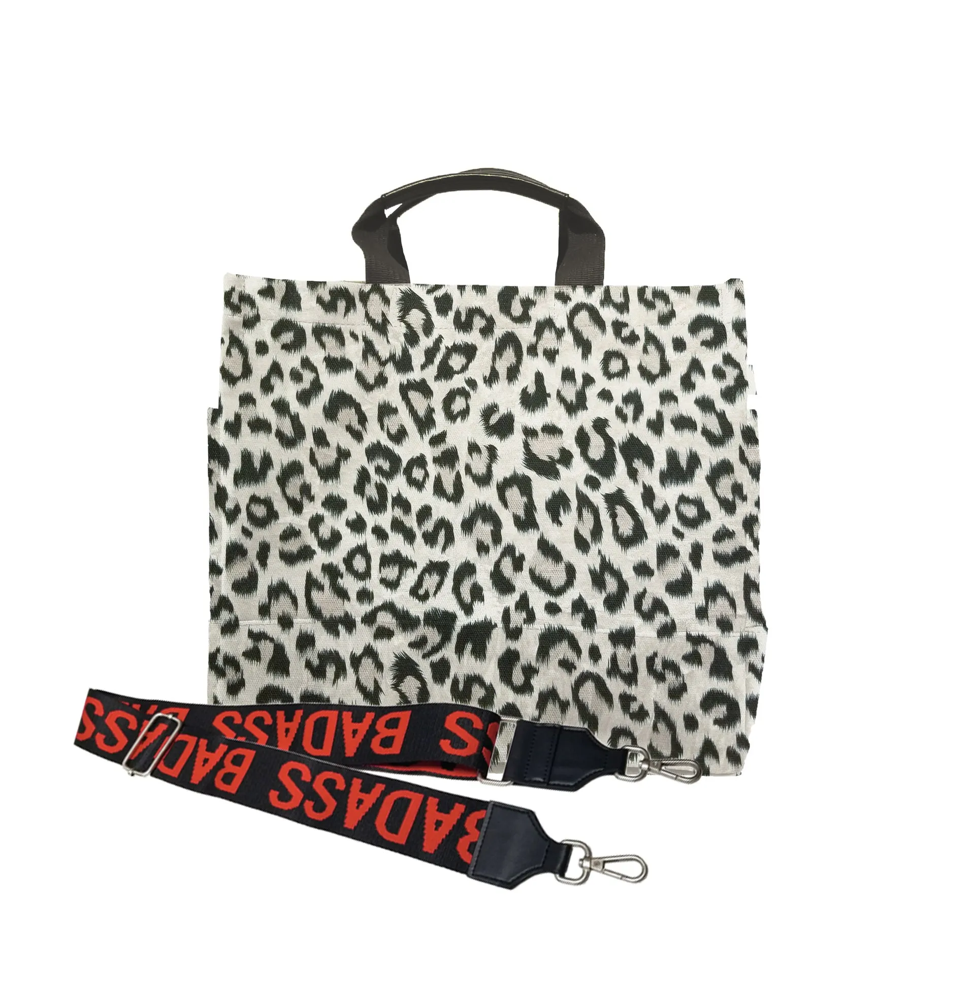 Mini Monogram Leopard North South Bag