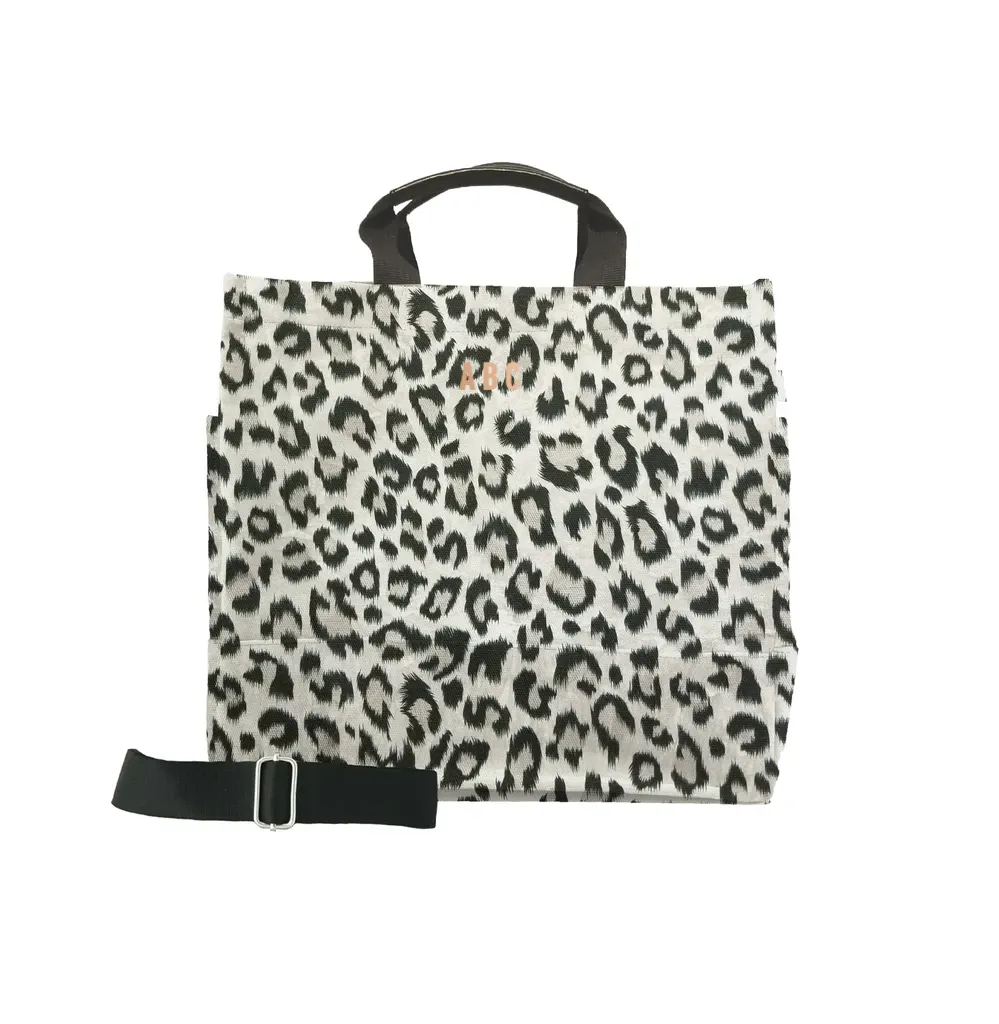 Mini Monogram Leopard North South Bag