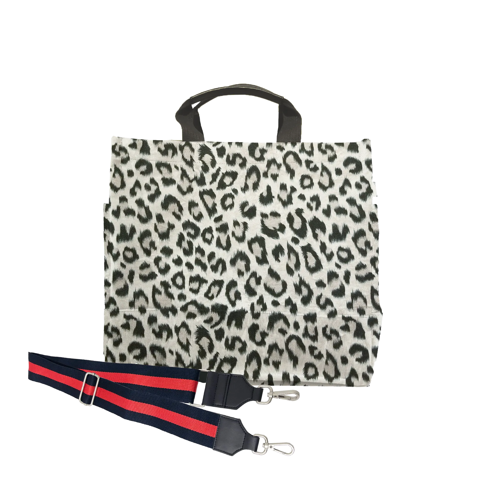 Mini Monogram Leopard North South Bag