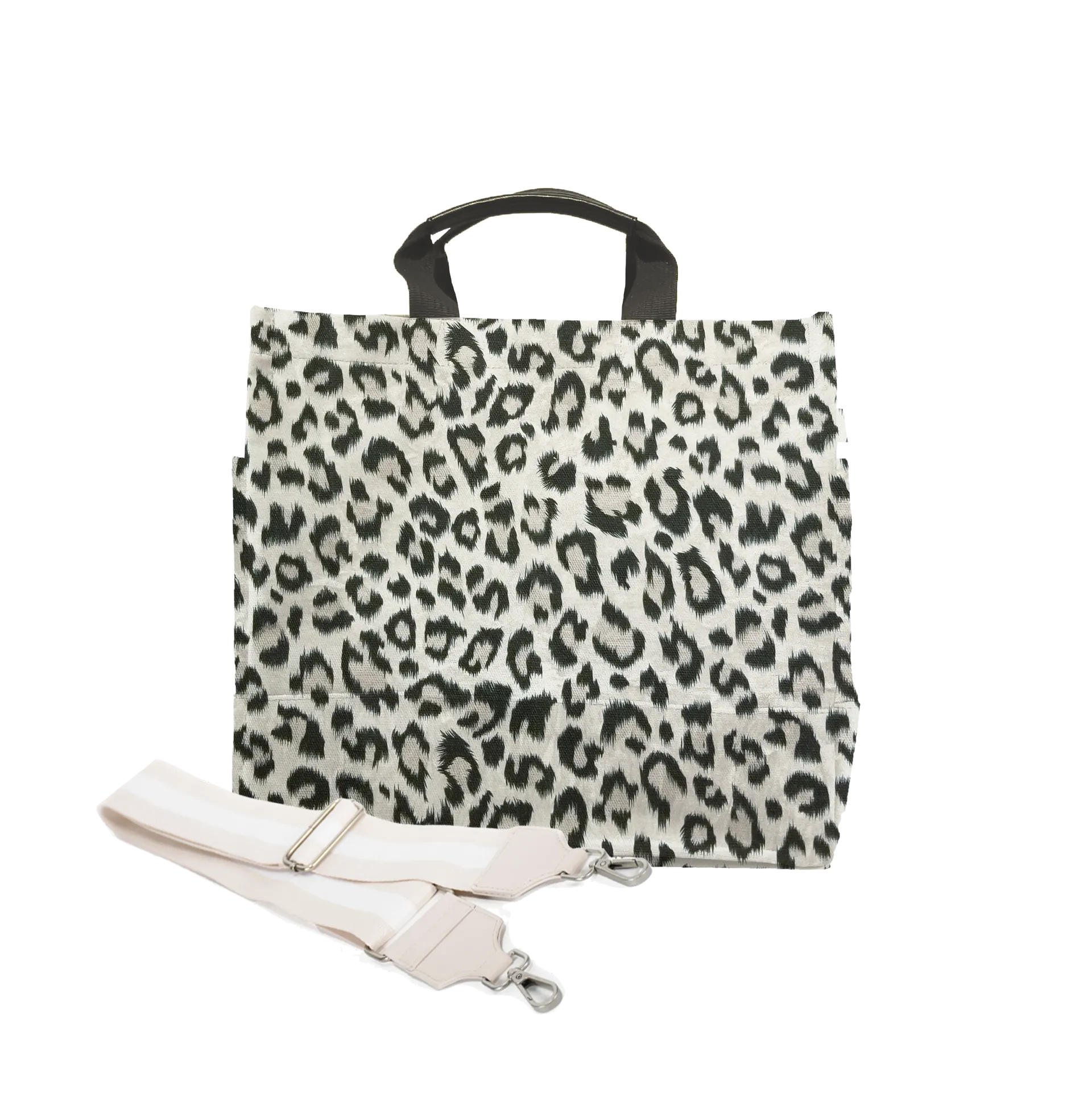 Mini Monogram Leopard North South Bag