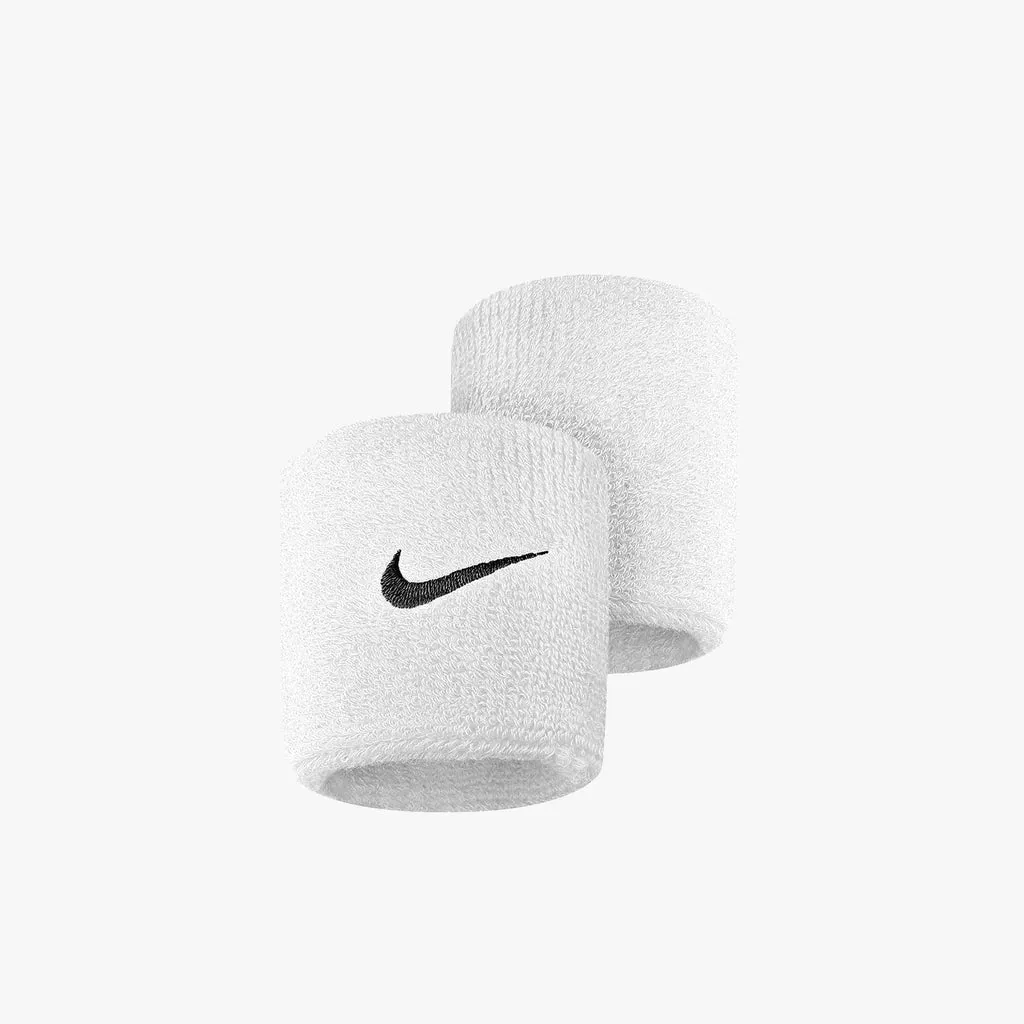 NIKE SWOOSH WHITE WRISTBAND