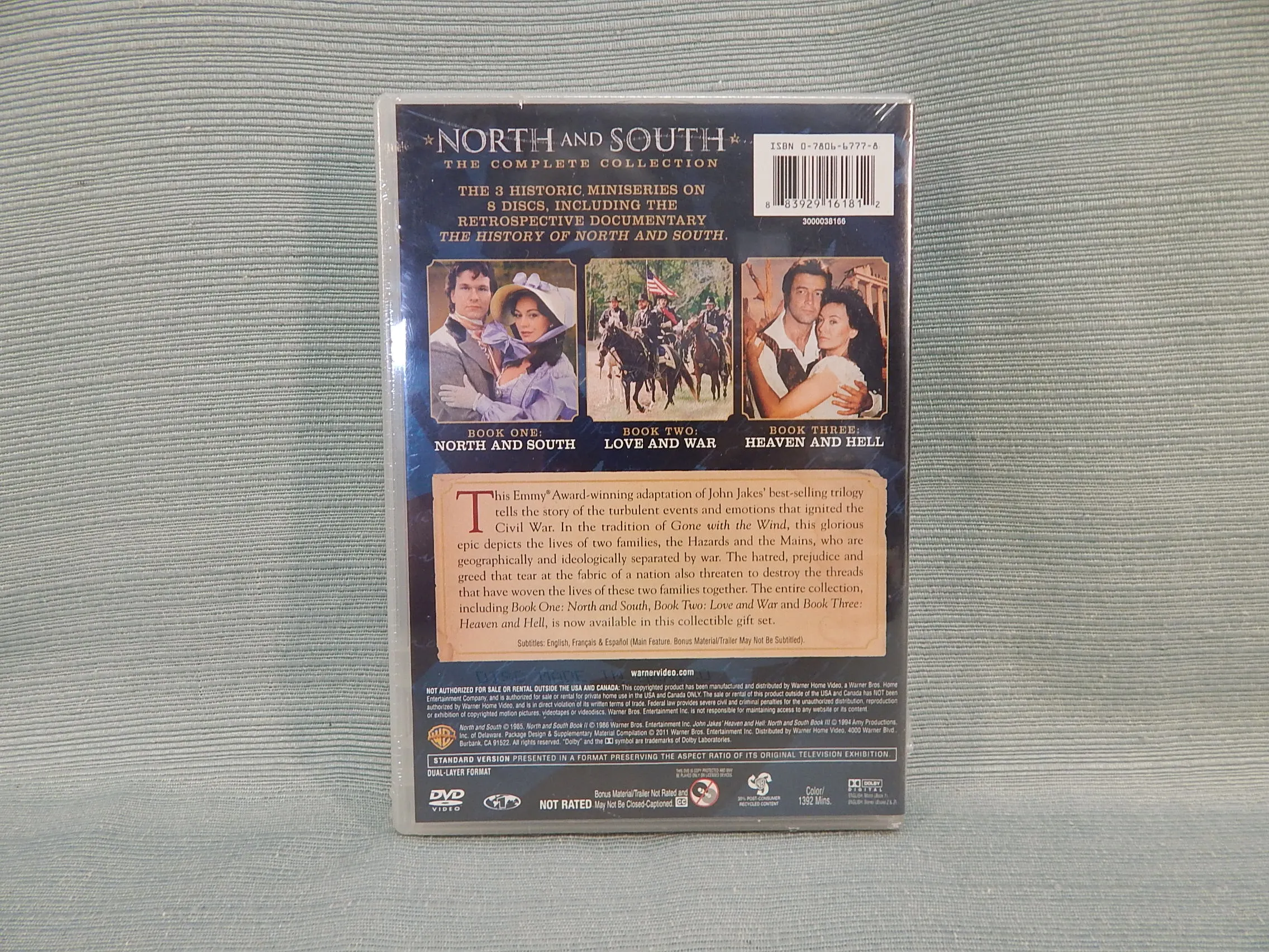 North and South: The Complete Collection - 8 DVDs - BRAND NEW!