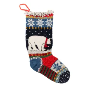 Charming North Pole-Themed Christmas Stocking