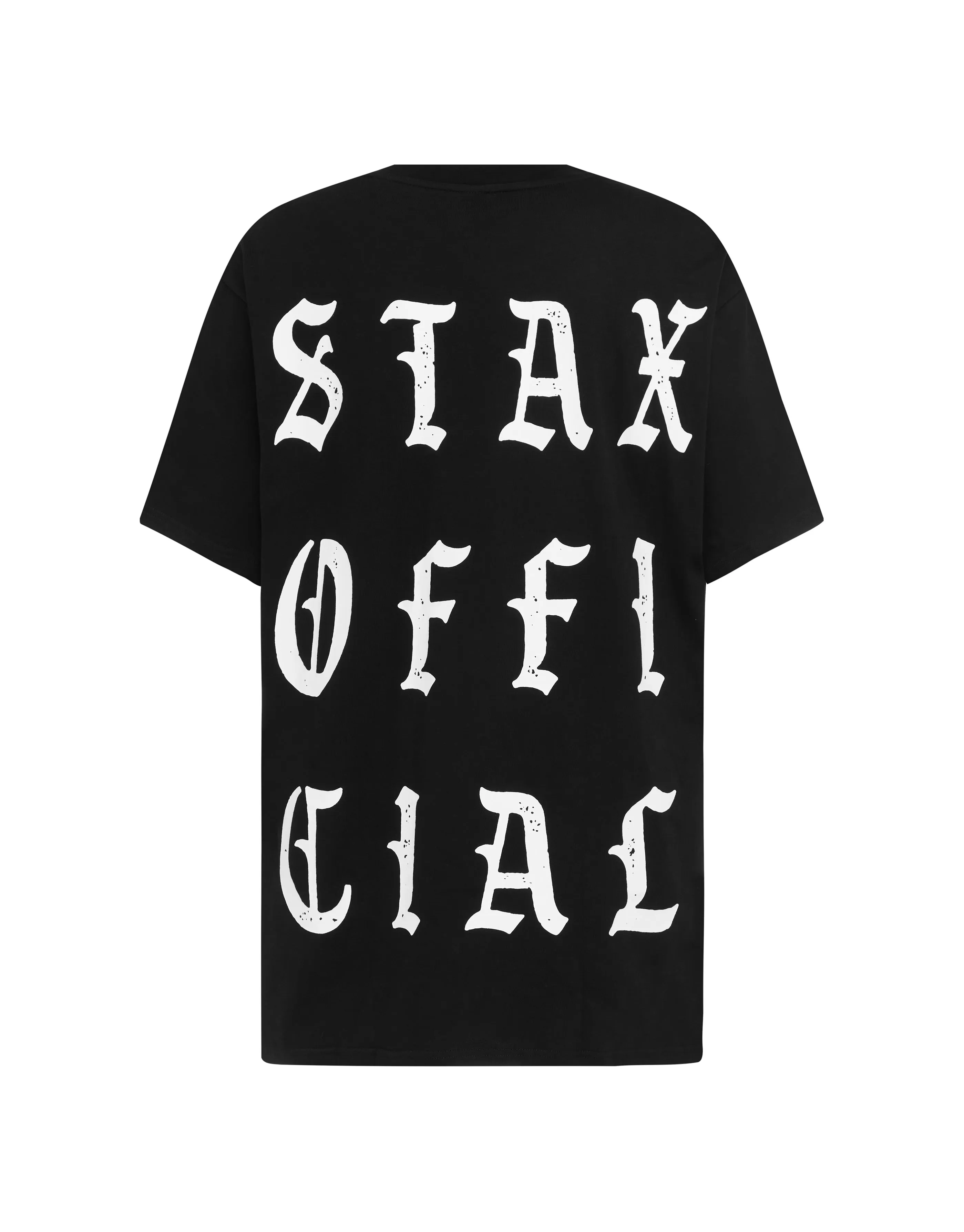 Old English Mens Tee - Black/White