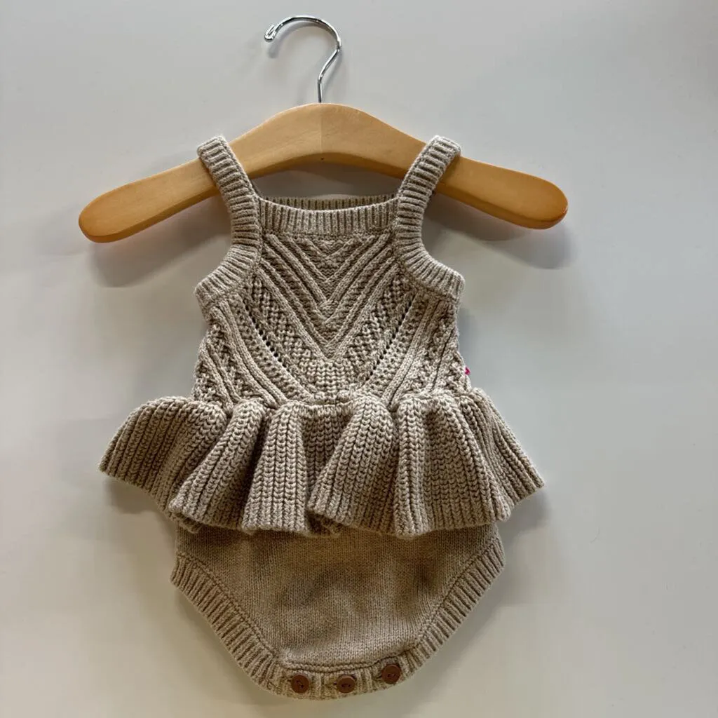 Old Navy Tank Knit Romper - 3/6m